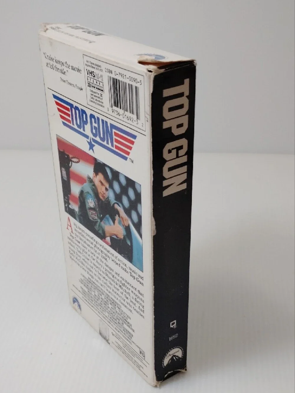 12 For $8 Top Gun Black VHS Tape - Classic Action Movie